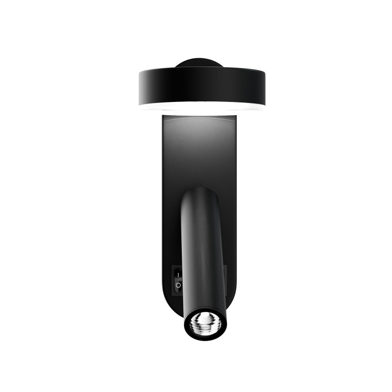 Φωτιστικό Τοίχου Led 8W 4000K Μαύρο 12x12.5x30cm Φωτιστικό Τοίχου Led 8W 4000K Μαύρο 12x12.5x30cm