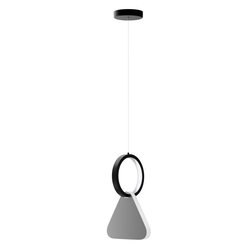 Φωτιστικό Κρεμαστό Symmetric 1C Led 15W 4000K Νίκελ Ματ Φ15x120cm Φωτιστικό Κρεμαστό Symmetric 1C Led 15W 4000K Νίκελ Ματ Φ15x120cm