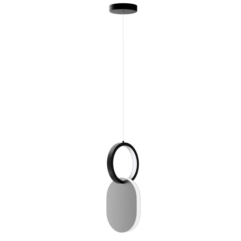 Φωτιστικό Κρεμαστό Symmetric 1D Led 15W 4000K Νίκελ Ματ Φ15x120cm Φωτιστικό Κρεμαστό Symmetric 1D Led 15W 4000K Νίκελ Ματ Φ15x120cm