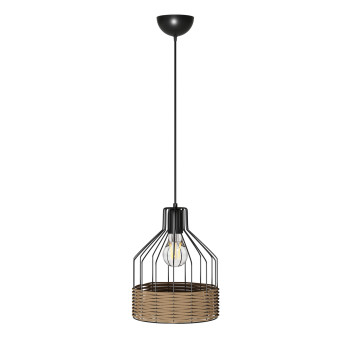 Κρεμαστό Φωτιστικό Μονόφωτο Μαύρο Ε27 Φ22x120cm Κρεμαστό Φωτιστικό Μονόφωτο Μαύρο Ε27 Φ22x120cm