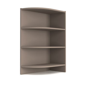 Charlotte Γωνιακό κάτω ντουλάπι με ράφια 56.5x28.5x82cm Μόκα Charlotte Γωνιακό κάτω ντουλάπι με ράφια 56.5x28.5x82cm Μόκα