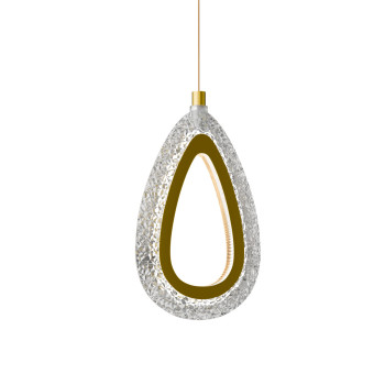 Φωτιστικό Κρεμαστό Led 12W 4000K Χρυσό 13x4x120cm Φωτιστικό Κρεμαστό Led 12W 4000K Χρυσό 13x4x120cm