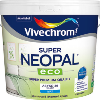 Super Neopal Eco Vivechrom - Λευκο 3lt Super Neopal Eco Vivechrom - Λευκο 3lt