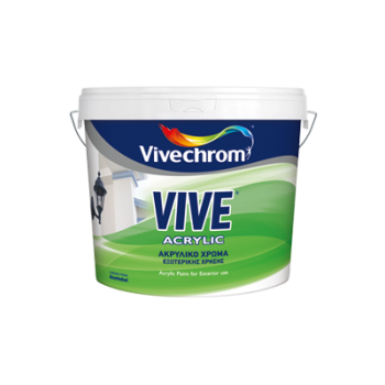 Vive Acrylic Vivechrom - Λευκό 9lt Vive Acrylic Vivechrom - Λευκό 9lt