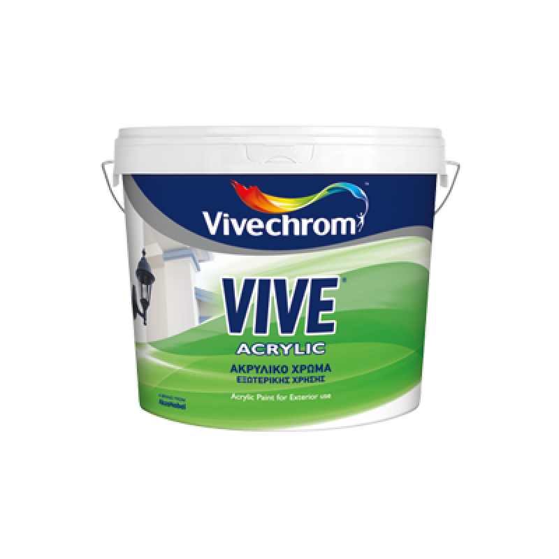 Vive Acrylic Vivechrom - Λευκό 9lt Vive Acrylic Vivechrom - Λευκό 9lt