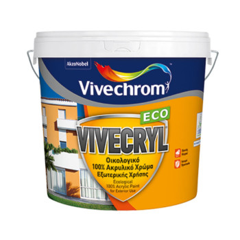 Vivecryl Eco Vivechrom - Λευκό 3lt Vivecryl Eco Vivechrom - Λευκό 3lt