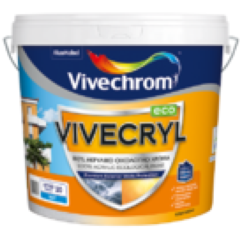 Vivecryl Eco Vivechrom - Λευκό 3lt Vivecryl Eco Vivechrom - Λευκό 3lt