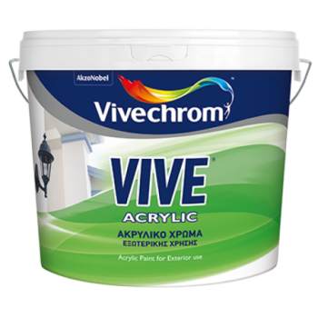 Vive Acrylic Vivechrom - Λευκό 3lt Vive Acrylic Vivechrom - Λευκό 3lt